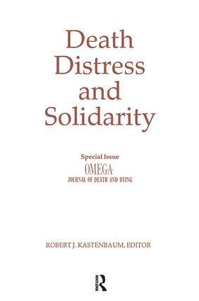 Robert Kastenbaum - Death, Distress, and Solidarity, Häftad