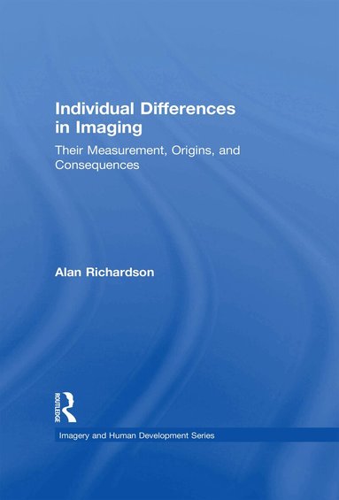 Alan Richardson - Individual Differences in Imaging, Inbunden