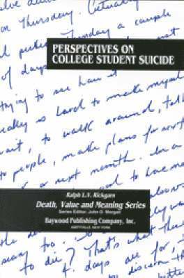 bokomslag Perspectives on College Student Suicide