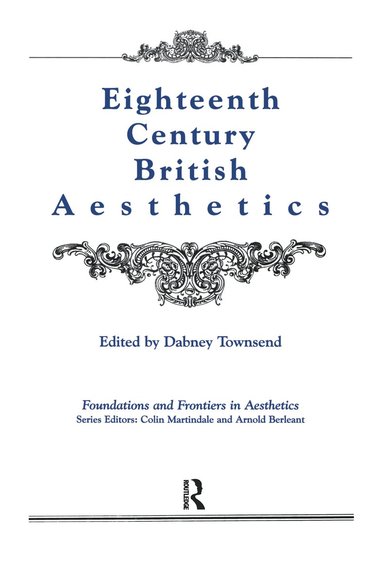 bokomslag Eighteenth-Century British Aesthetics