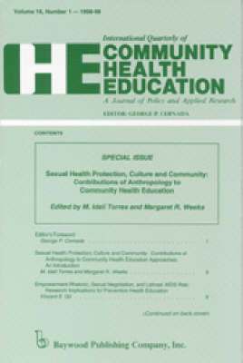 Sexual Health Protection, Culture and Community 1