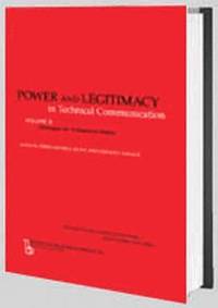 bokomslag Power and Legitimacy in Technical Communication