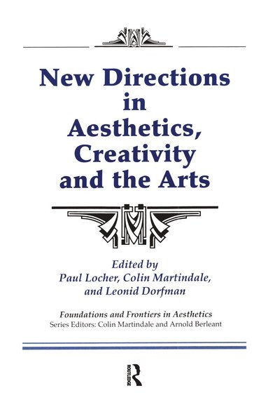 bokomslag New Directions in Aesthetics, Creativity and the Arts