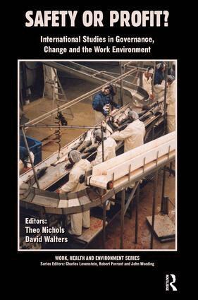 Theo Nichols, David Walters - Safety or Profit?, Häftad