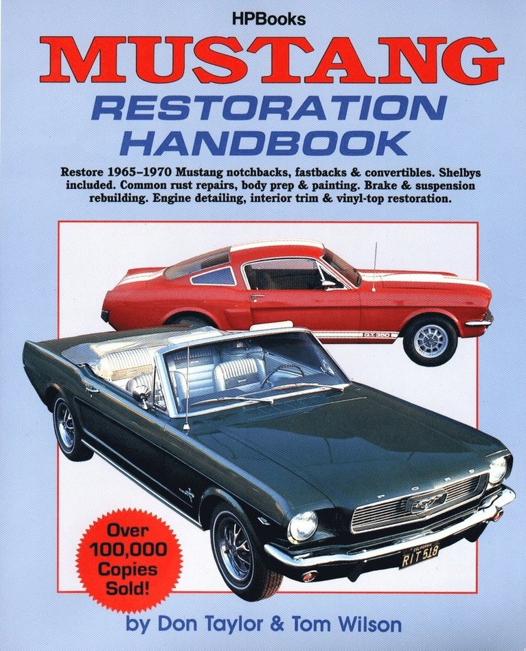 Don Taylor - Mustang Restoration Handbook HP029, Häftad