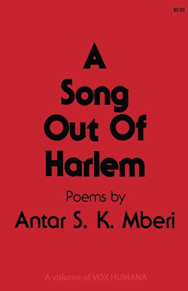 bokomslag Song Out of Harlem