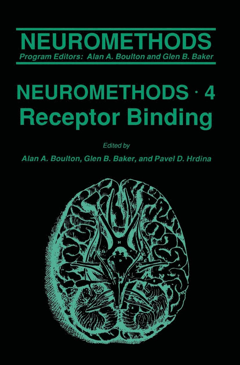 Alan A. Boulton, Glen B. Baker, Pavel D. Hrdina, Alan A Boulton, Glen B Baker, Pavel D Hrdina - Receptor Binding, Inbunden