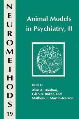 Animal Models in Psychiatry, II 1