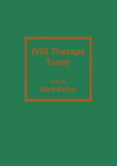 bokomslag IVIG Therapy Today