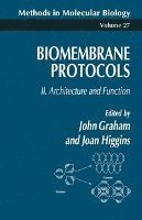 bokomslag Biomembrane Protocols