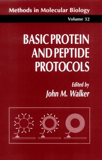 bokomslag Basic Protein and Peptide Protocols