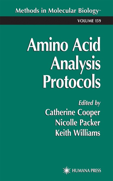 bokomslag Amino Acid Analysis Protocols