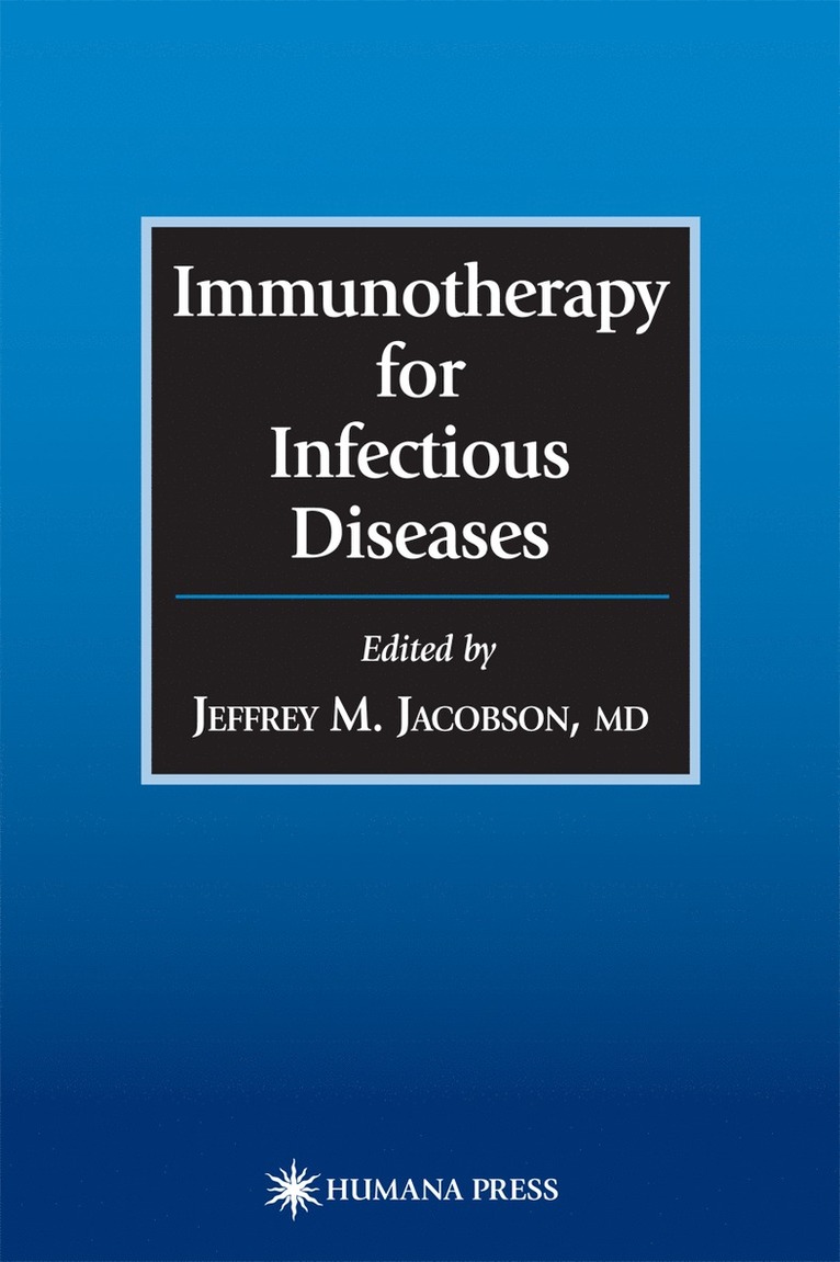 Immunotherapy for Infectious Diseases 1