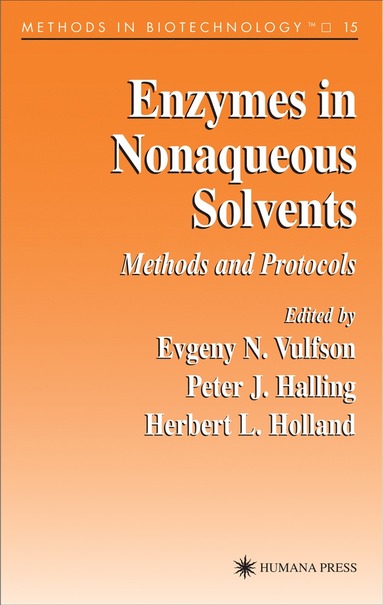 bokomslag Enzymes in Nonaqueous Solvents