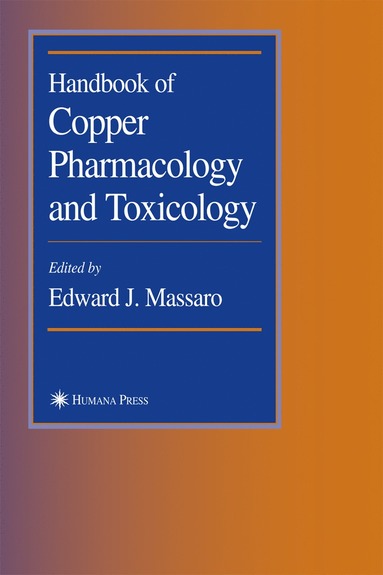 bokomslag Handbook of Copper Pharmacology and Toxicology