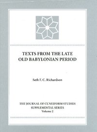 bokomslag Texts from the Late Old Babylonian Period