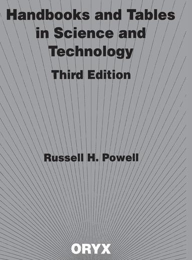 bokomslag Handbooks and Tables in Science and Technology, 3rd Edition