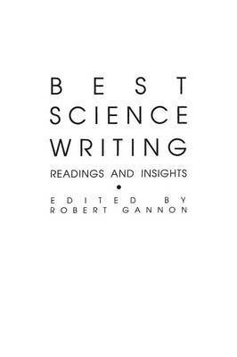 Best Science Writing 1