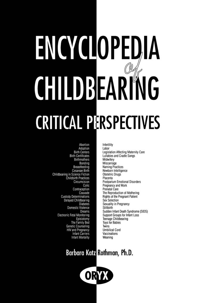 Encyclopedia of Childbearing 1