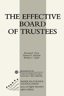 bokomslag The Effective Board of Trustees