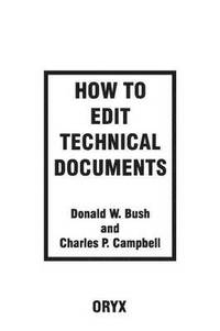 bokomslag How to Edit Technical Documents