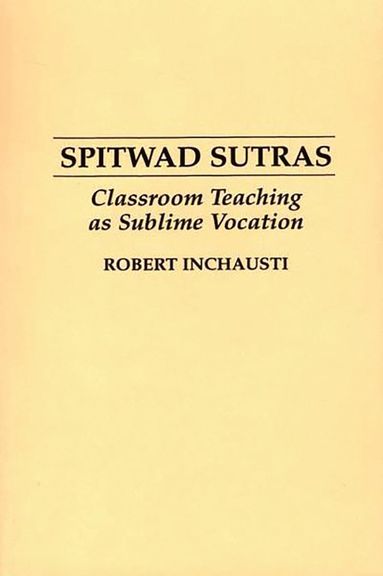 bokomslag Spitwad Sutras