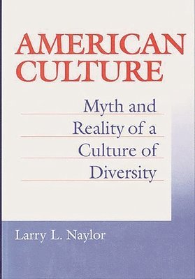 bokomslag American Culture