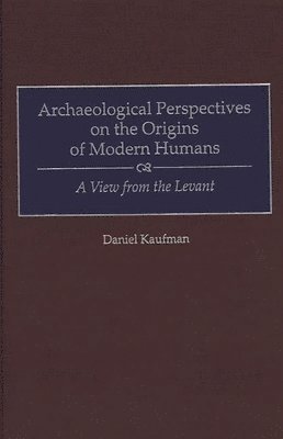 bokomslag Archaeological Perspectives on the Origins of Modern Humans