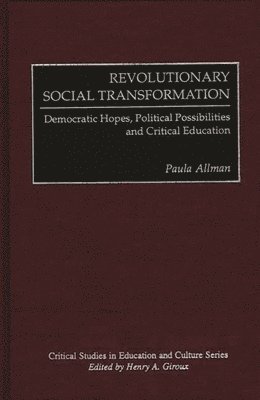 bokomslag Revolutionary Social Transformation