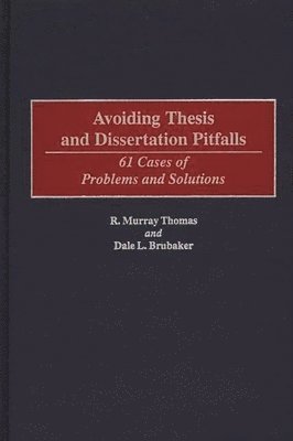 bokomslag Avoiding Thesis and Dissertation Pitfalls
