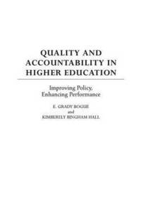 bokomslag Quality and Accountability in Higher Education