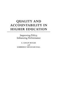 bokomslag Quality and Accountability in Higher Education