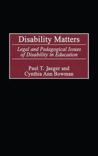 bokomslag Disability Matters
