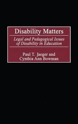 bokomslag Disability Matters
