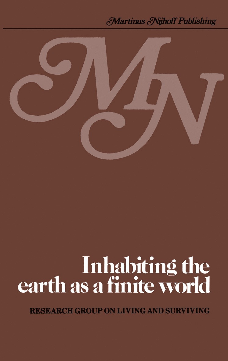 Inhabiting the earth as a finite world