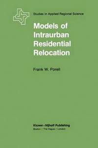 bokomslag Models of Intraurban Residential Relocation