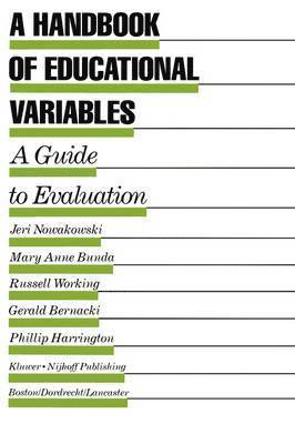 bokomslag A Handbook of Educational Variables