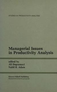 bokomslag Managerial Issues in Productivity Analysis