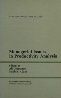 bokomslag Managerial Issues in Productivity Analysis