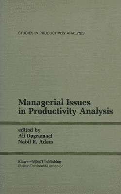 Ali Dogramaci, Nabil R. Adam - Managerial Issues in Productivity Analysis, Inbunden