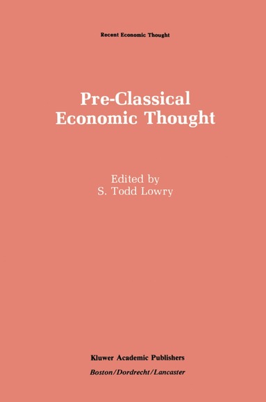 bokomslag Pre-Classical Economic Thought