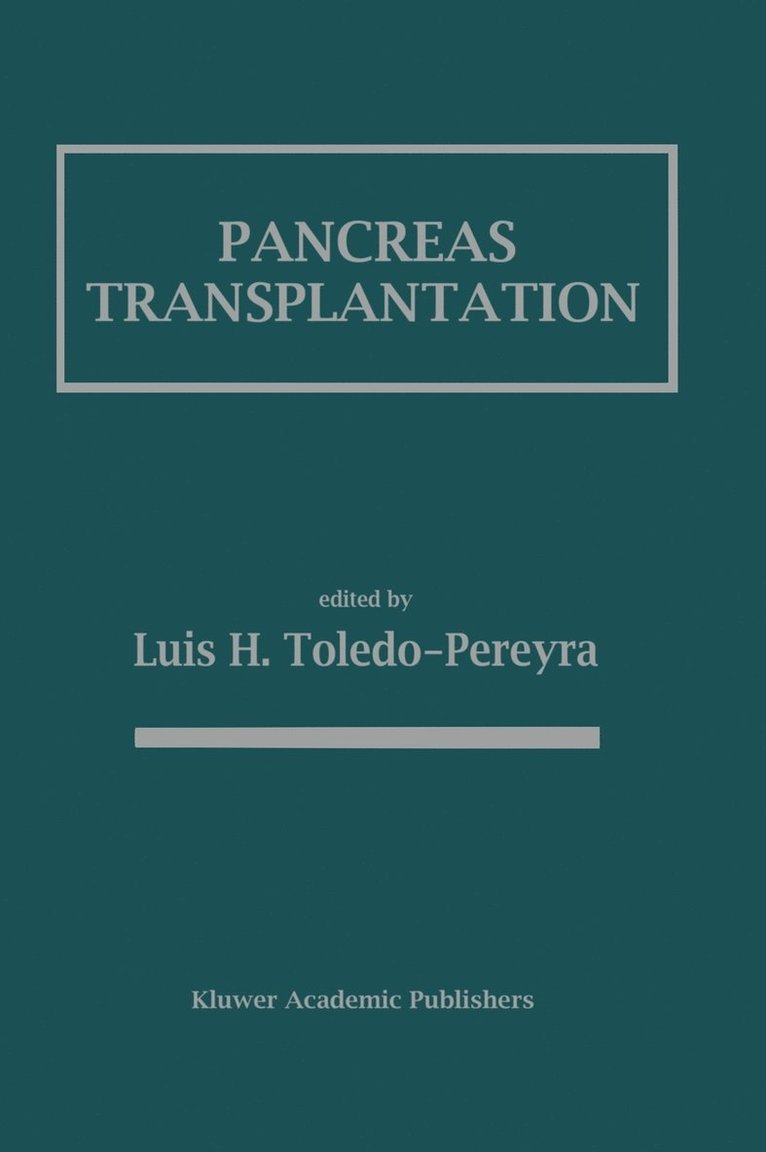 Pancreas Transplantation 1