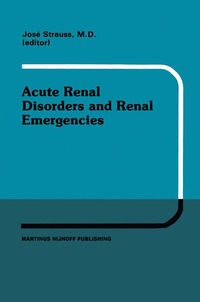 bokomslag Acute Renal Disorders and Renal Emergencies