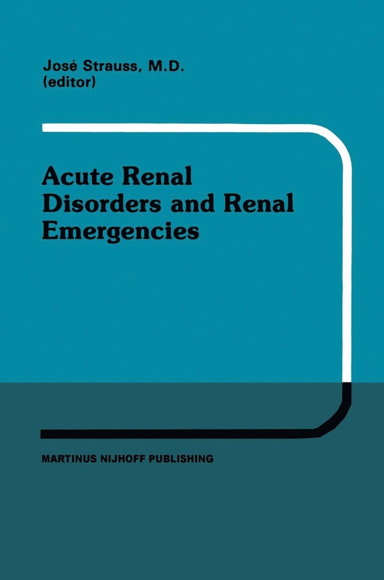Acute Renal Disorders and Renal Emergencies