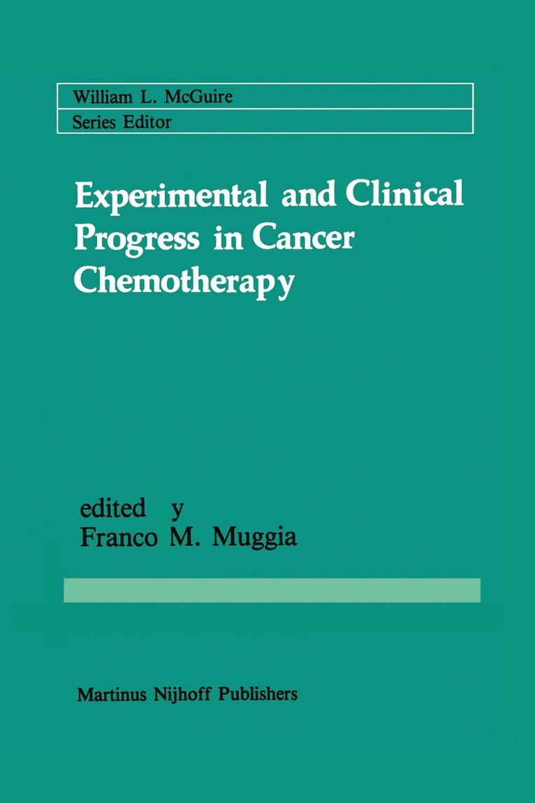 Muggia, Franco M. Muggia - Experimental and Clinical Progress in Cancer Chemotherapy, Inbunden
