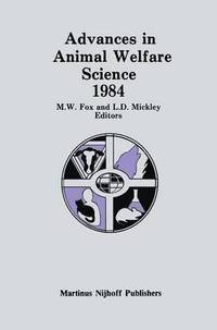 bokomslag Advances in Animal Welfare Science 1984