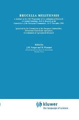 J.M. Verger, M. Plommet, J. M. Verger - Brucella Melitensis, Inbunden