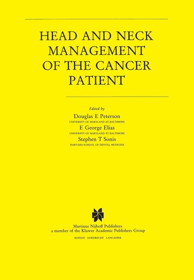 bokomslag Head and Neck Management of the Cancer Patient