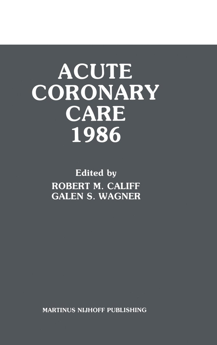 Acute Coronary Care 1986 1