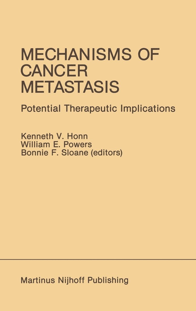 Mechanisms of Cancer Metastasis 1